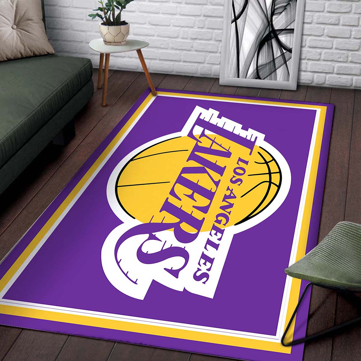 Los Angeles Lakers Basketballmannschaft Teppich 2