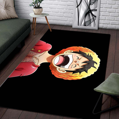 Luffy Laughing One Teppich 2
