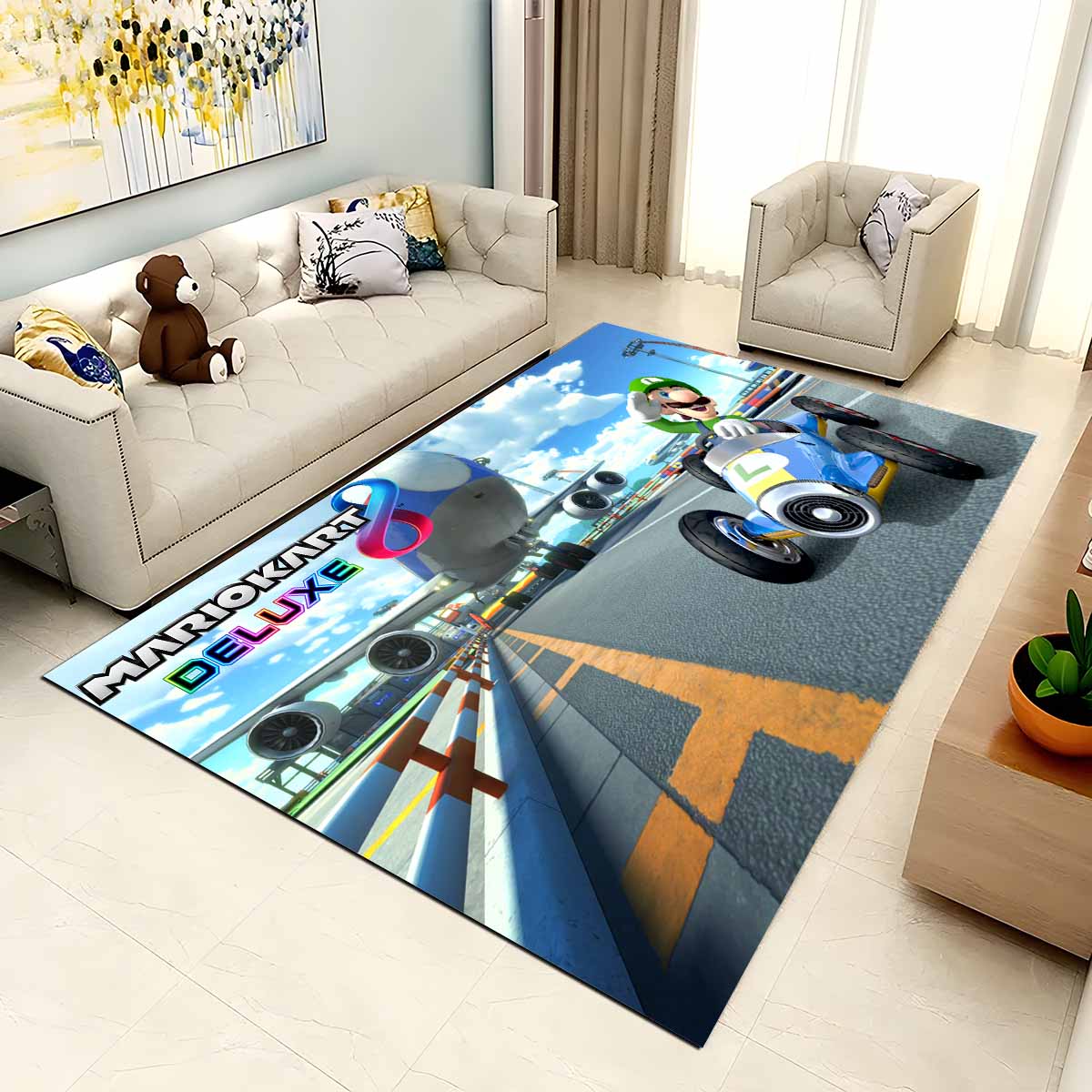 Luigi Super Mario Racing Teppich 2
