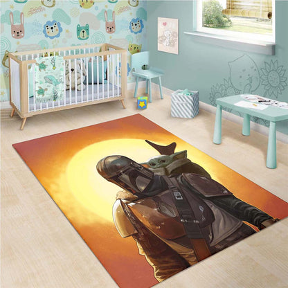 Mandalorian Baby Yoda Star Wars 84 Teppich 3