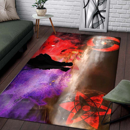 Mangekyo Sharingan Sasuke And Itachi Teppich 2