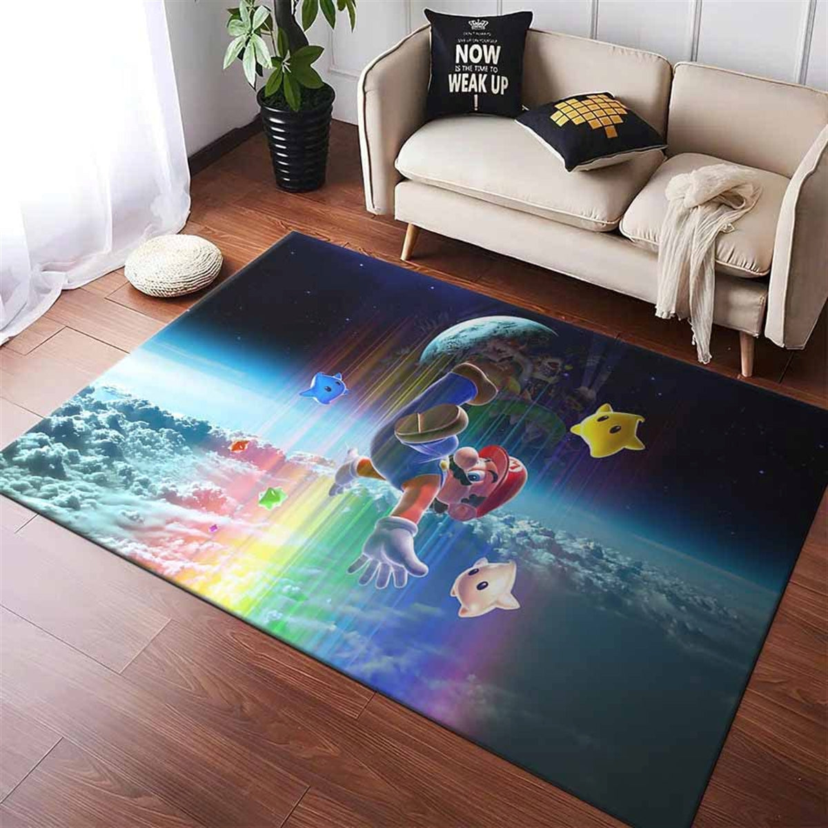 Mario Fly Super Mario Teppich