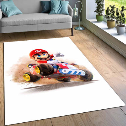 Mario In Mario Kart Welt Teppich 3