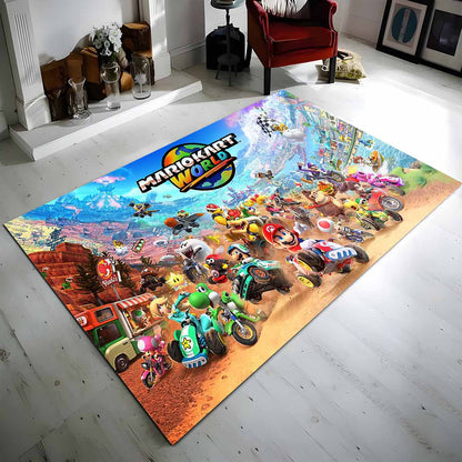 Mario Kart Welt Teppich