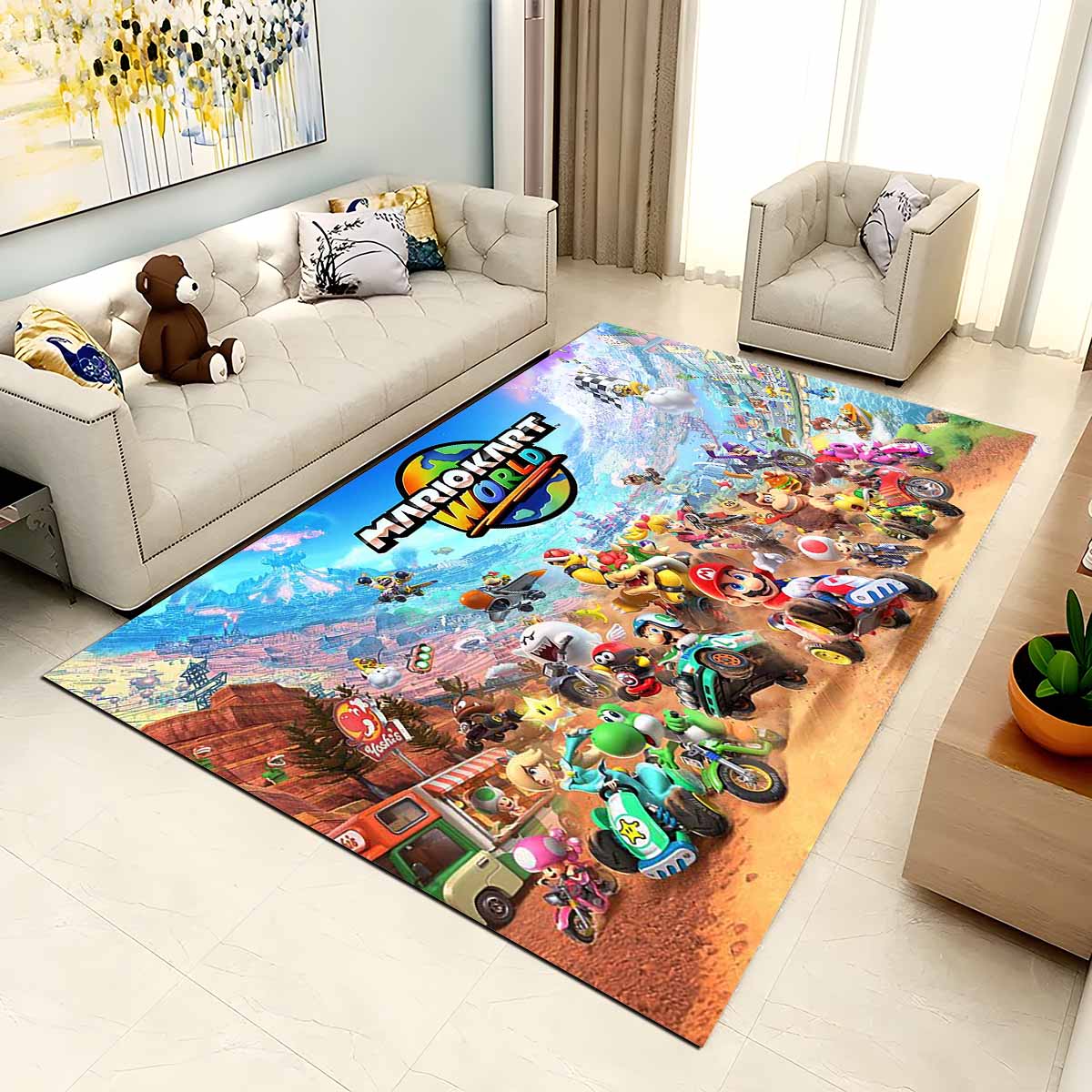 Mario Kart Welt Teppich 2