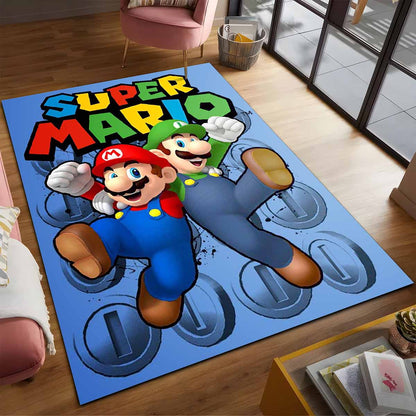 Mario Und Luigi Super Mario 2 Teppich 2