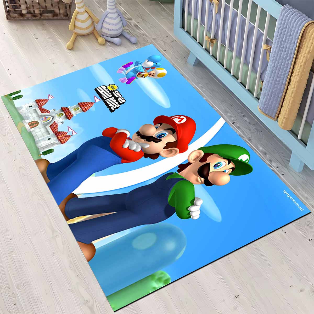Mario Und Luigi Super Mario 3 Teppich 3