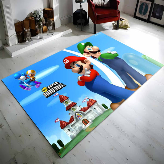 Mario Und Luigi Super Mario 3 Teppich