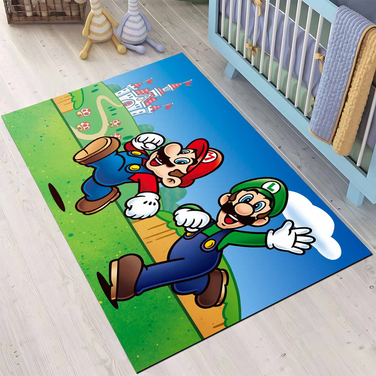 Mario Und Luigi Super Mario 4 Teppich 3