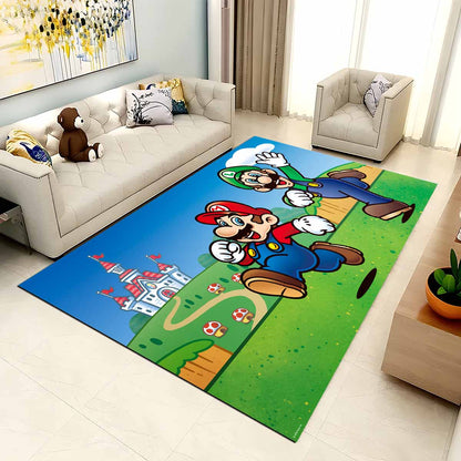 Mario Und Luigi Super Mario 4 Teppich 2
