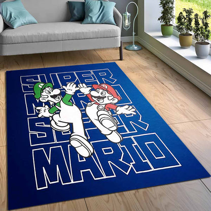 Mario Und Luigi Super Mario 5 Teppich 3