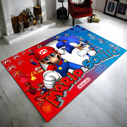 Mario Und Sonic 2 Teppich