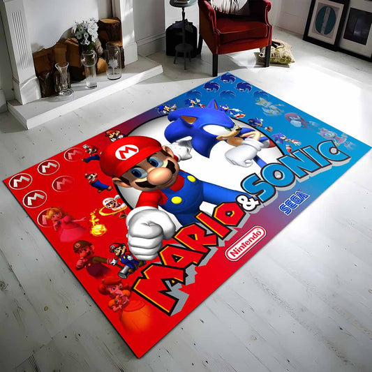 Mario Und Sonic 2 Teppich