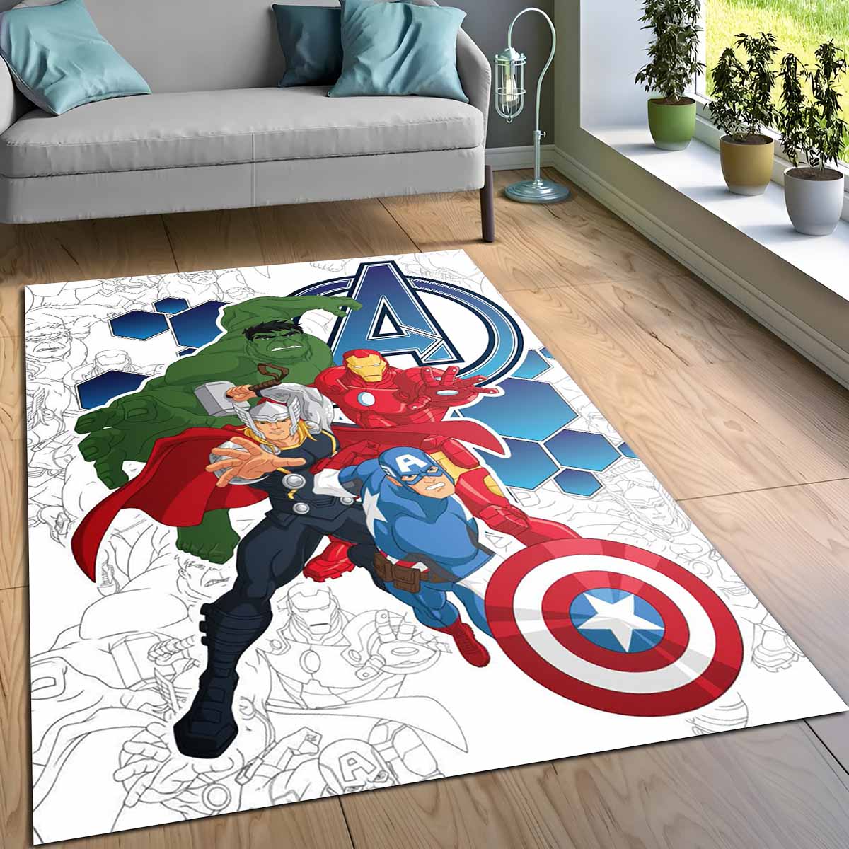 Marvel Avengers 1028 Teppich 3