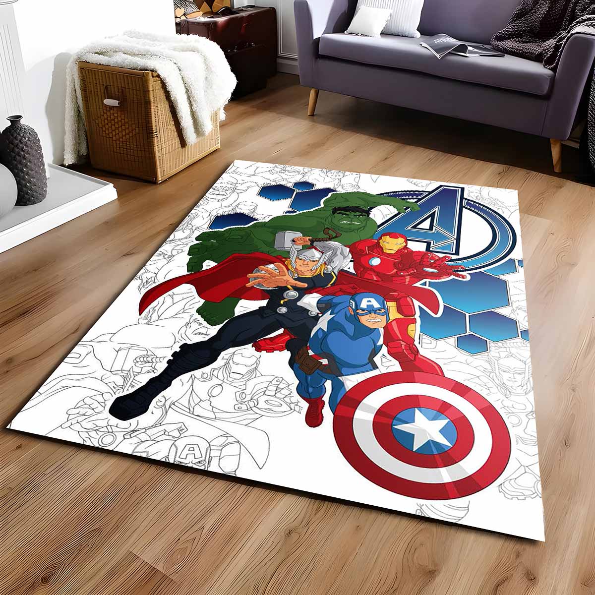 Marvel Avengers 1028 Teppich