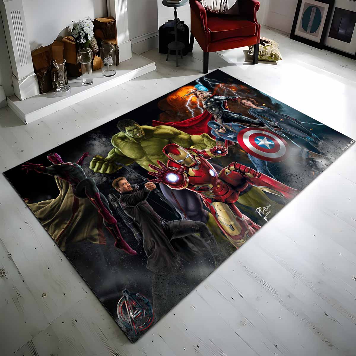 Marvel Avengers 1032 Teppich
