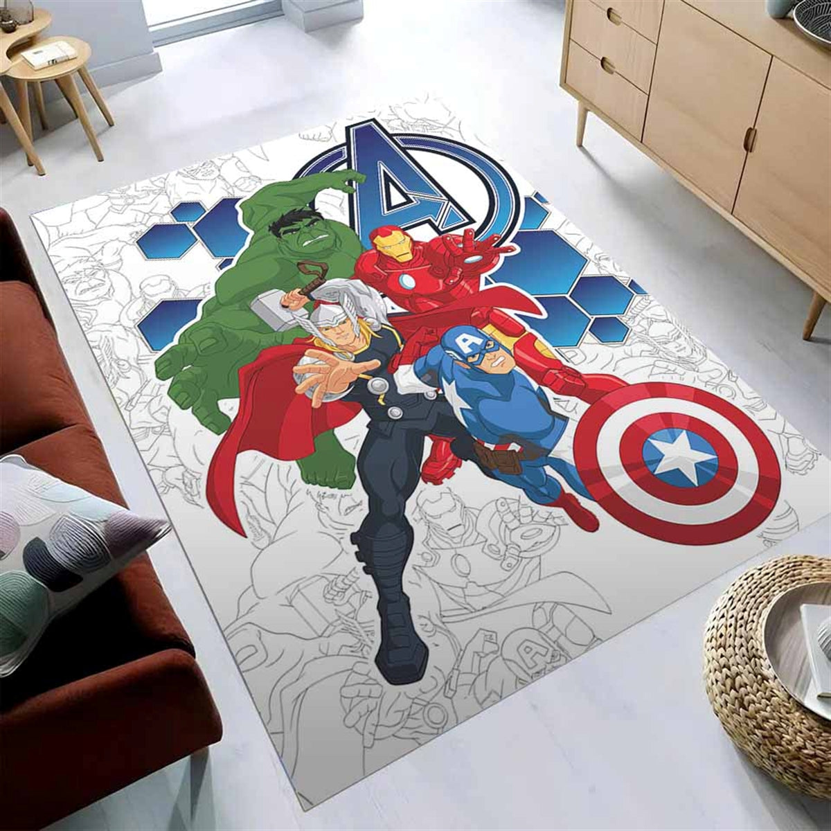 Marvel Avengers Mcl13 Teppich
