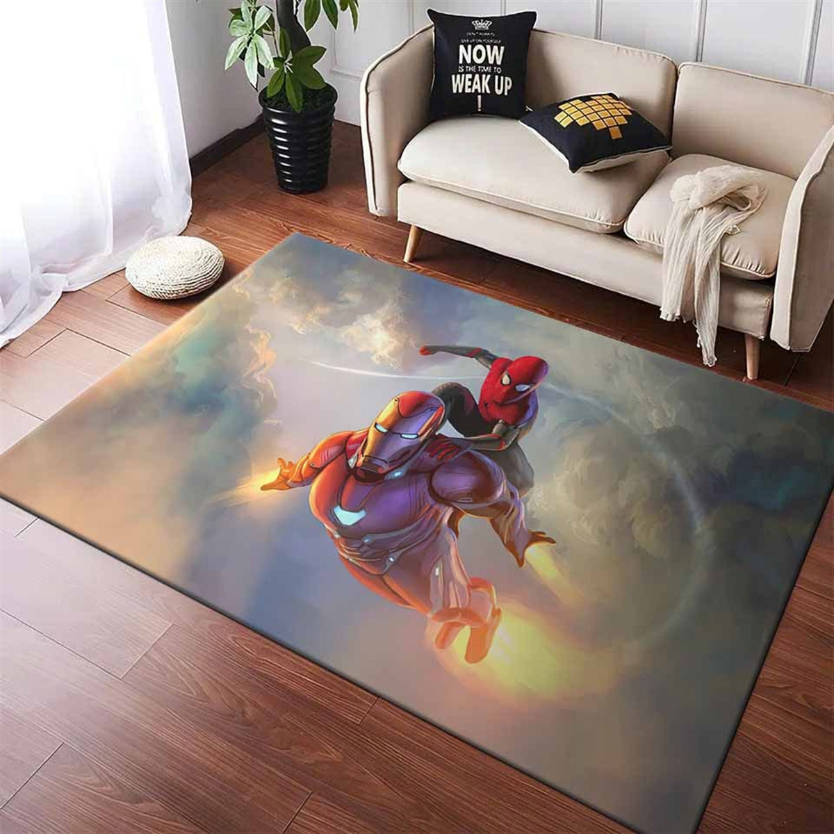 Marvel Spiderman Iron Man 1 Teppich