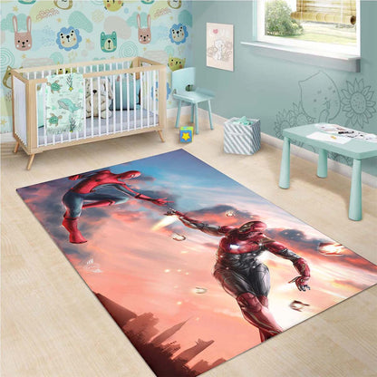 Marvel Spiderman Iron Man Teppich 3
