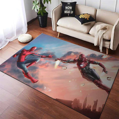 Marvel Spiderman Iron Man Teppich
