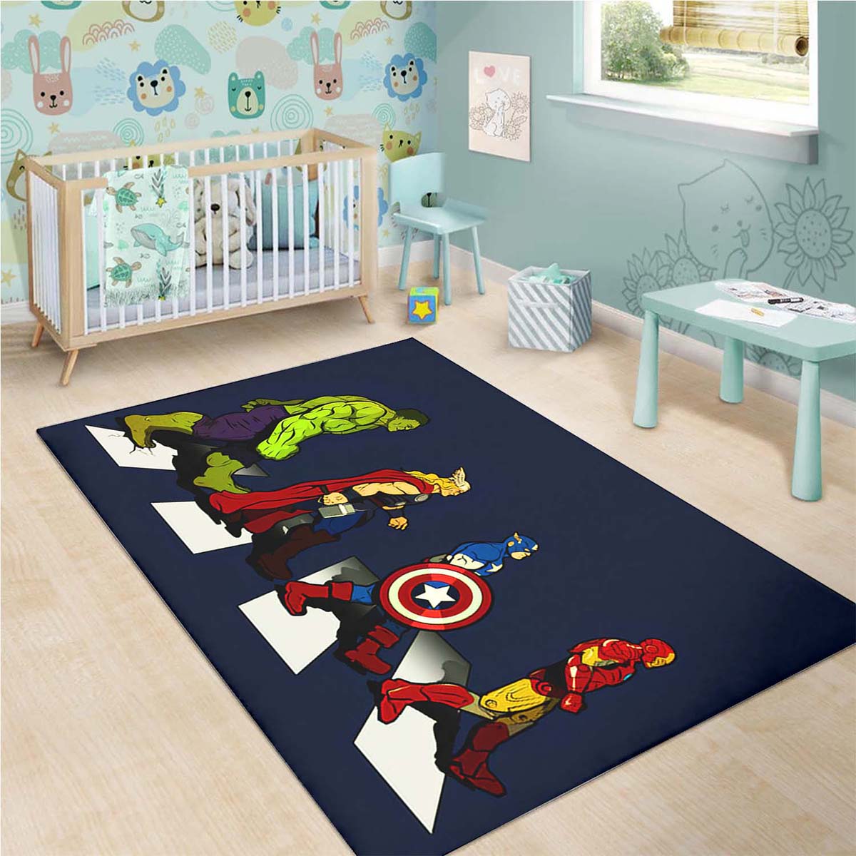 Marvel Superhero Avenger Road Teppich 3