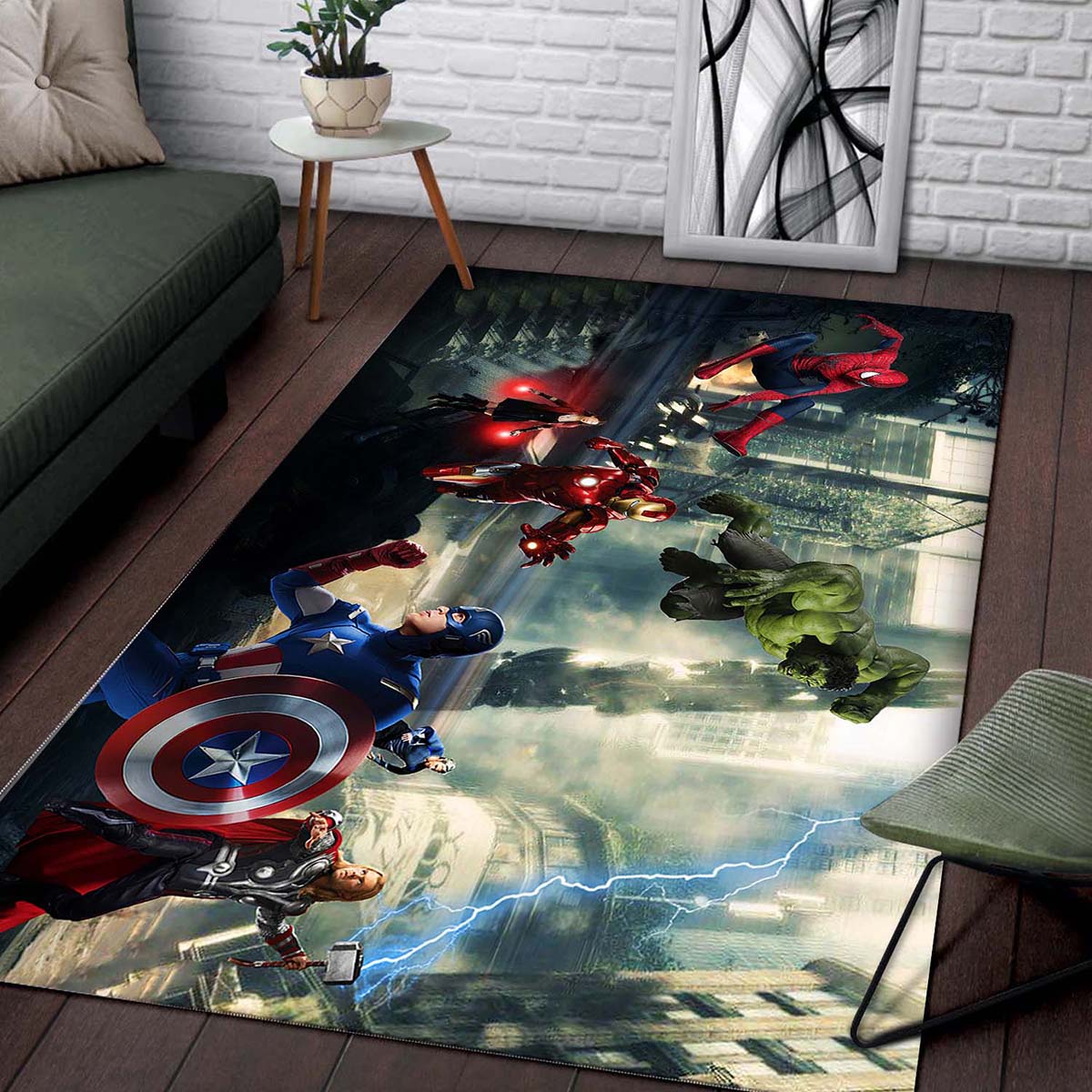 Marvel Superhero Avengers Movie Teppich 2