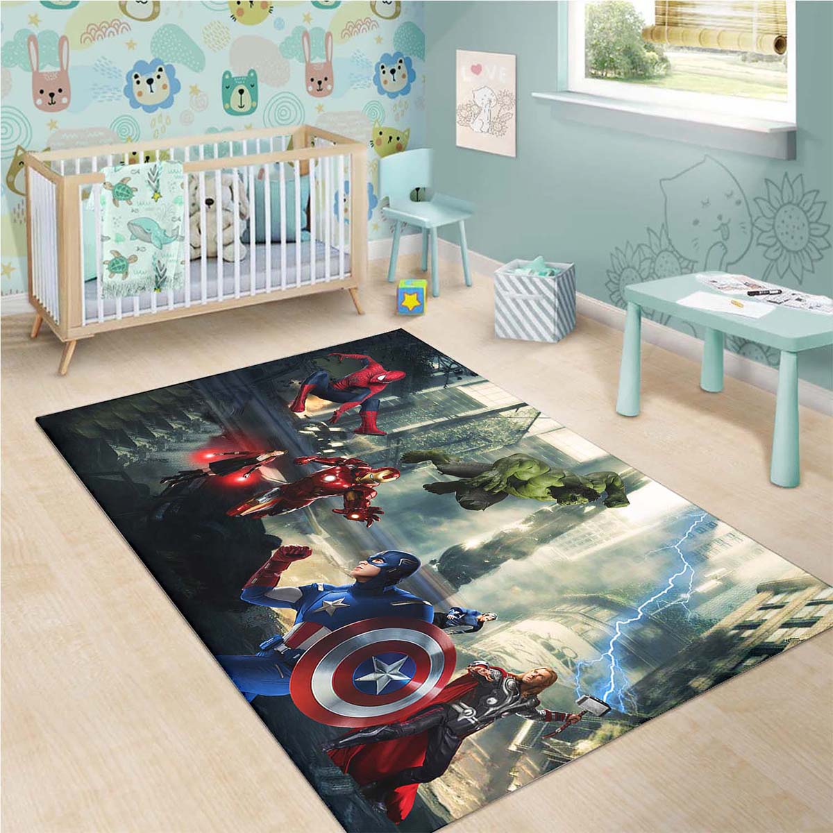 Marvel Superhero Avengers Movie Teppich 3