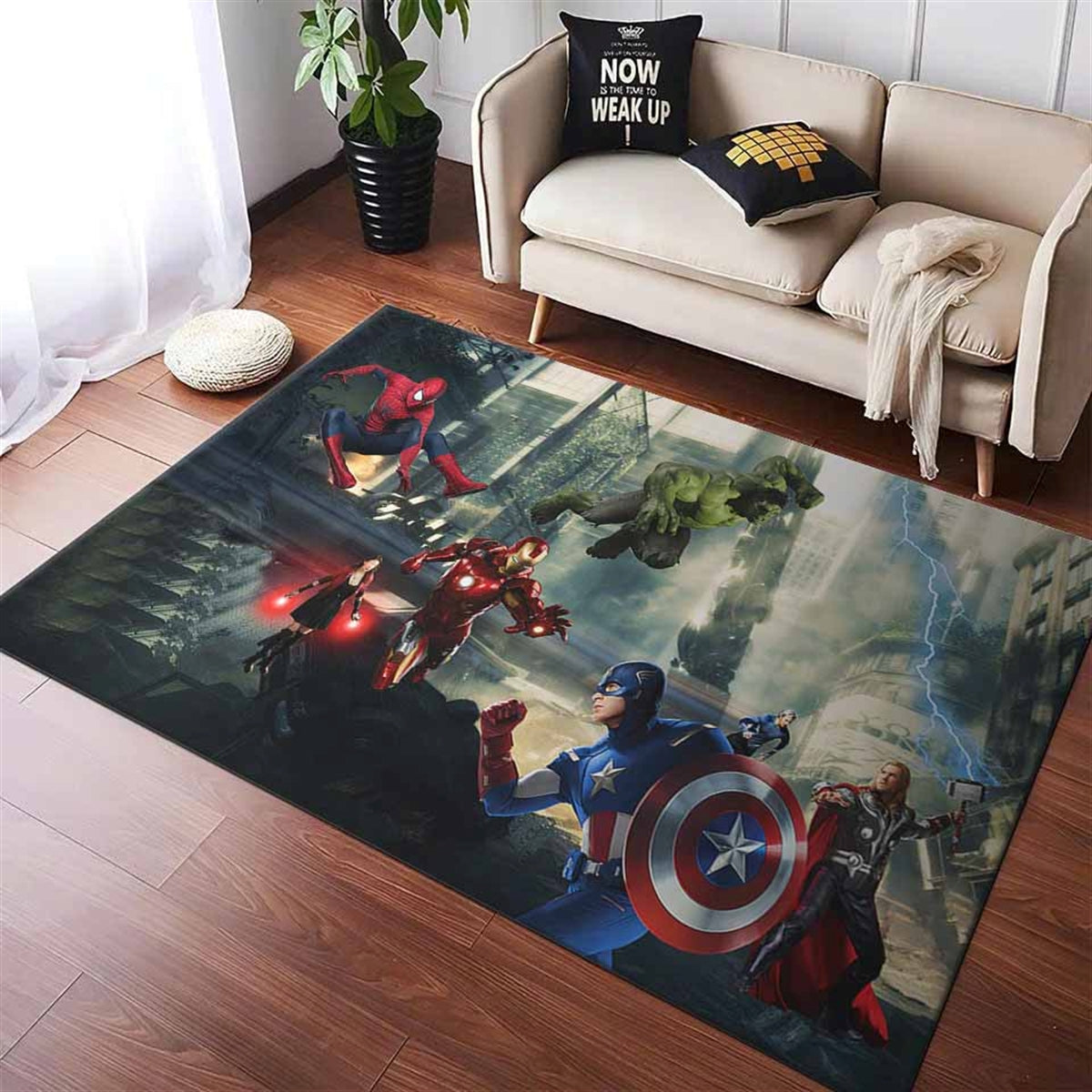 Marvel Superhero Avengers Movie Teppich