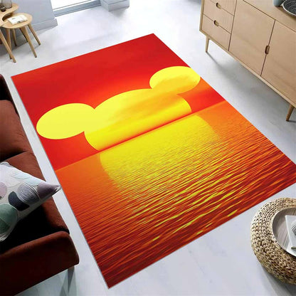 Mickey Mouse As The Sun Teppich