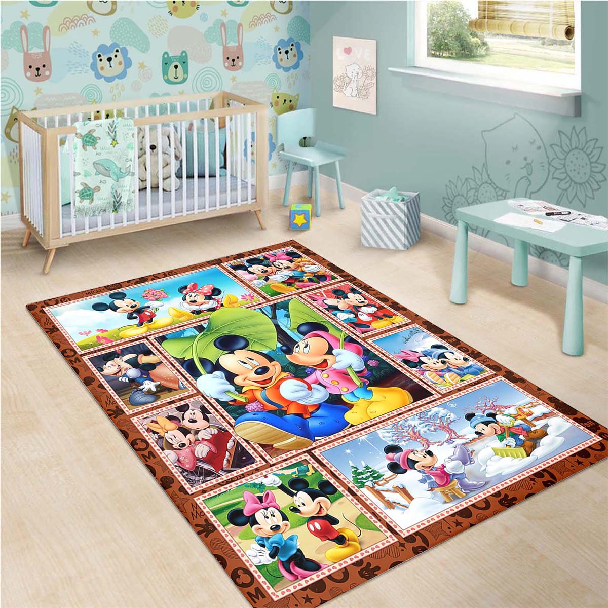 Mickey Mouse Disney Bedroom Teppich 3