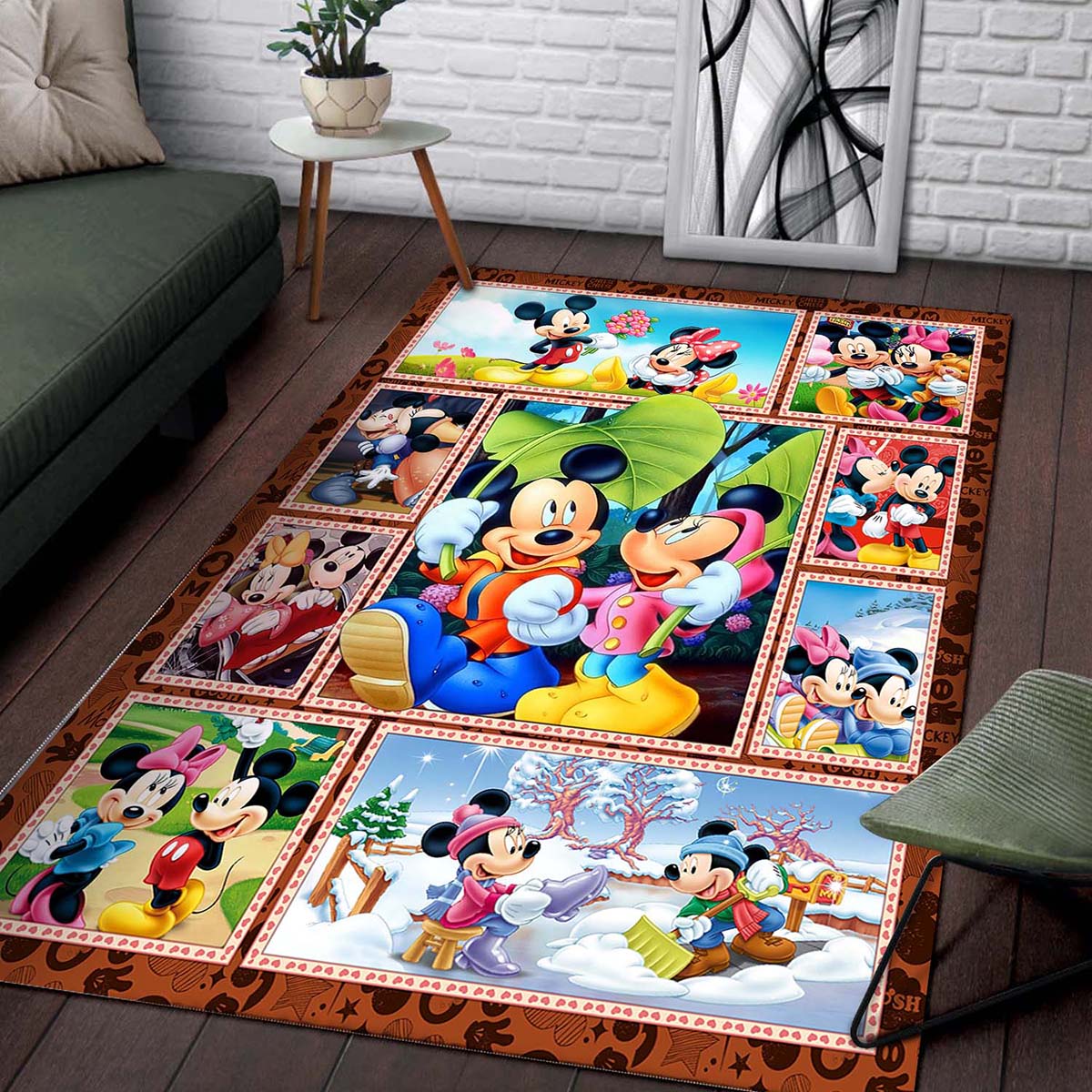 Mickey Mouse Disney Bedroom Teppich 2