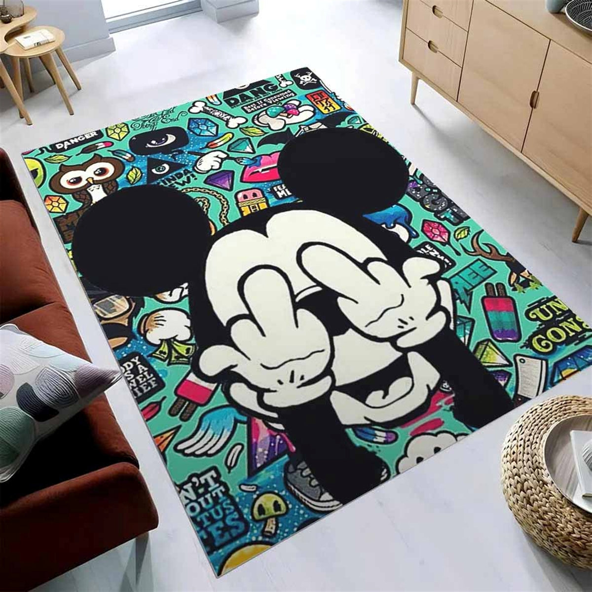 Mickey Mouse Disney Fans Teppich