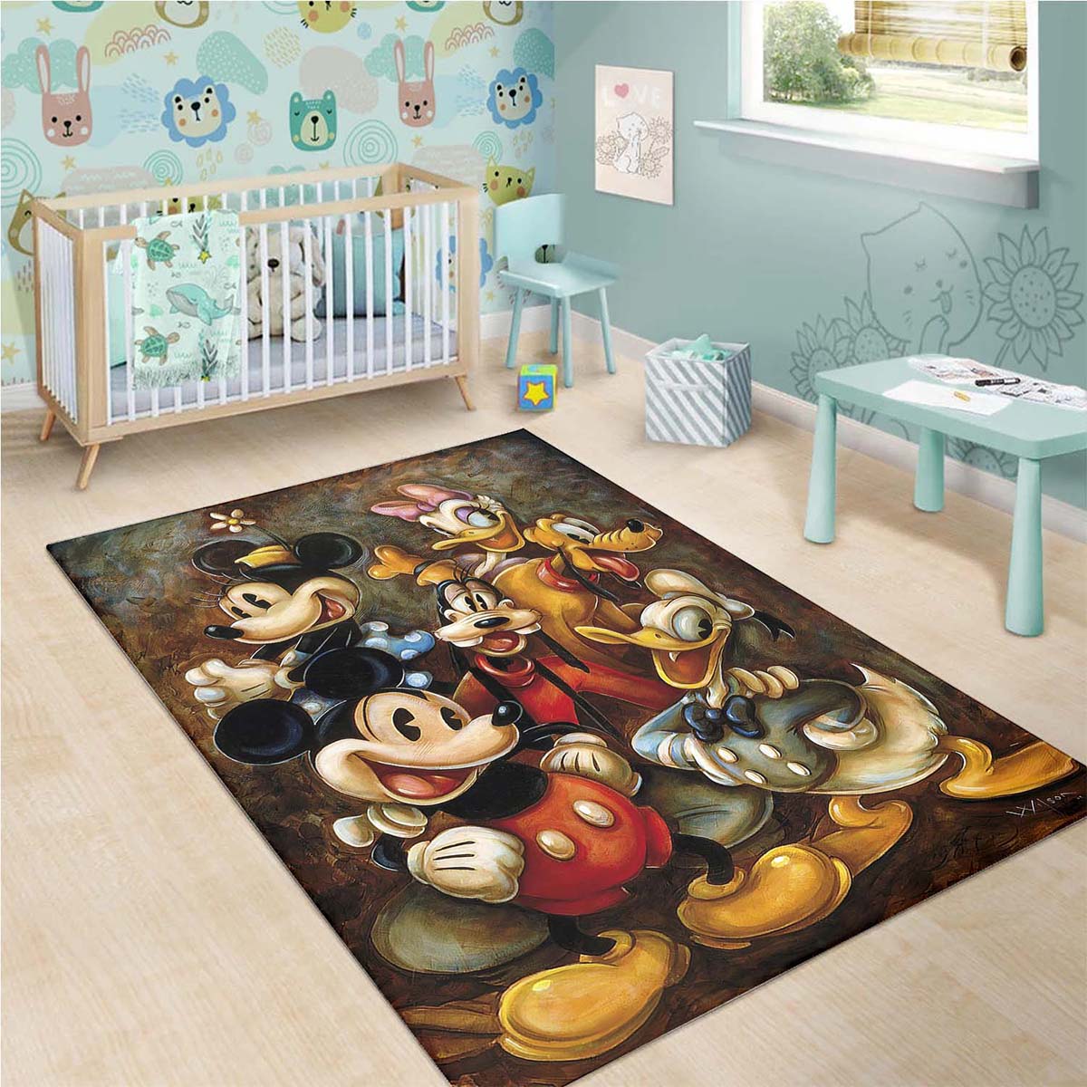 Mickey Mouse & Friends Schlafzimmer Wohnzimmer Dekor 190830 Teppich 3