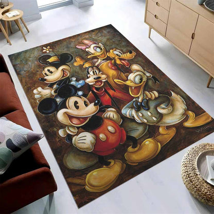 Mickey Mouse & Friends Schlafzimmer Wohnzimmer Dekor 190830 Teppich