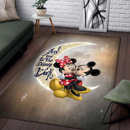 Mickey Mouse To The Moon Disney Bedroom Teppich 2