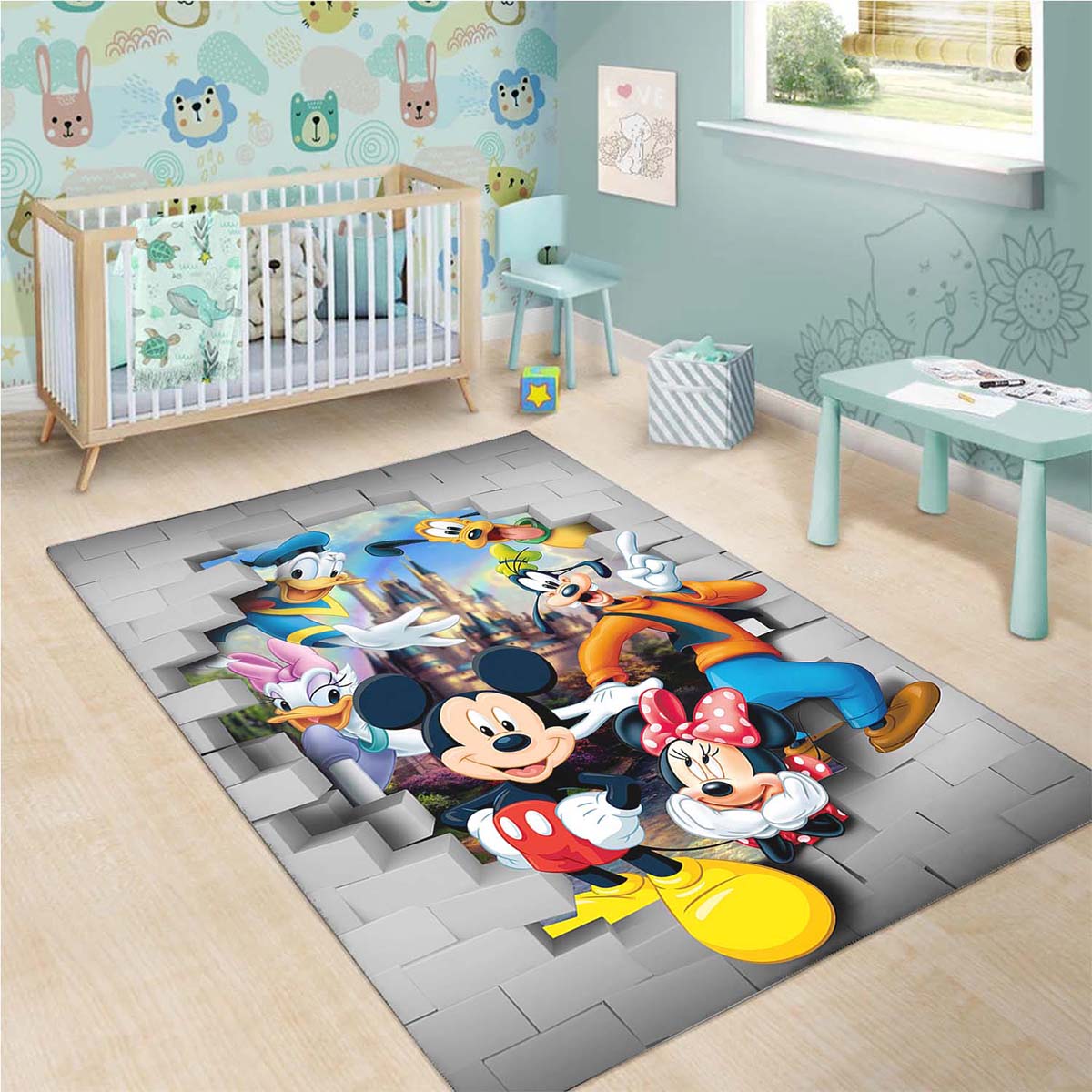Mickey Mouse Und Disney Freunde Teppich 3