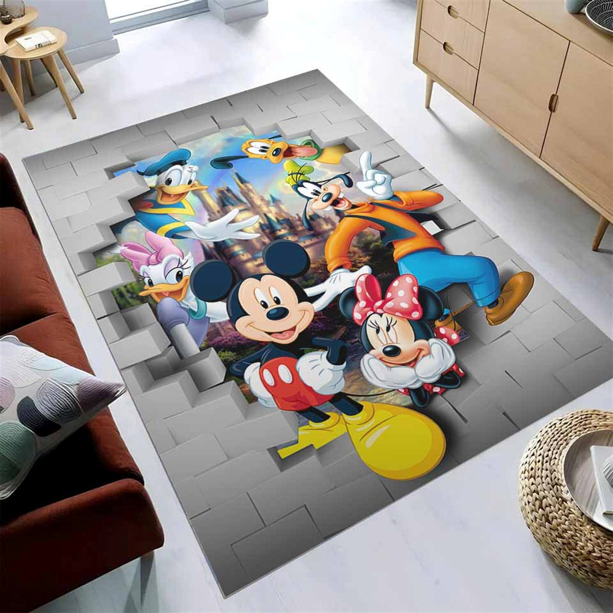 Mickey Mouse Und Disney Freunde Teppich