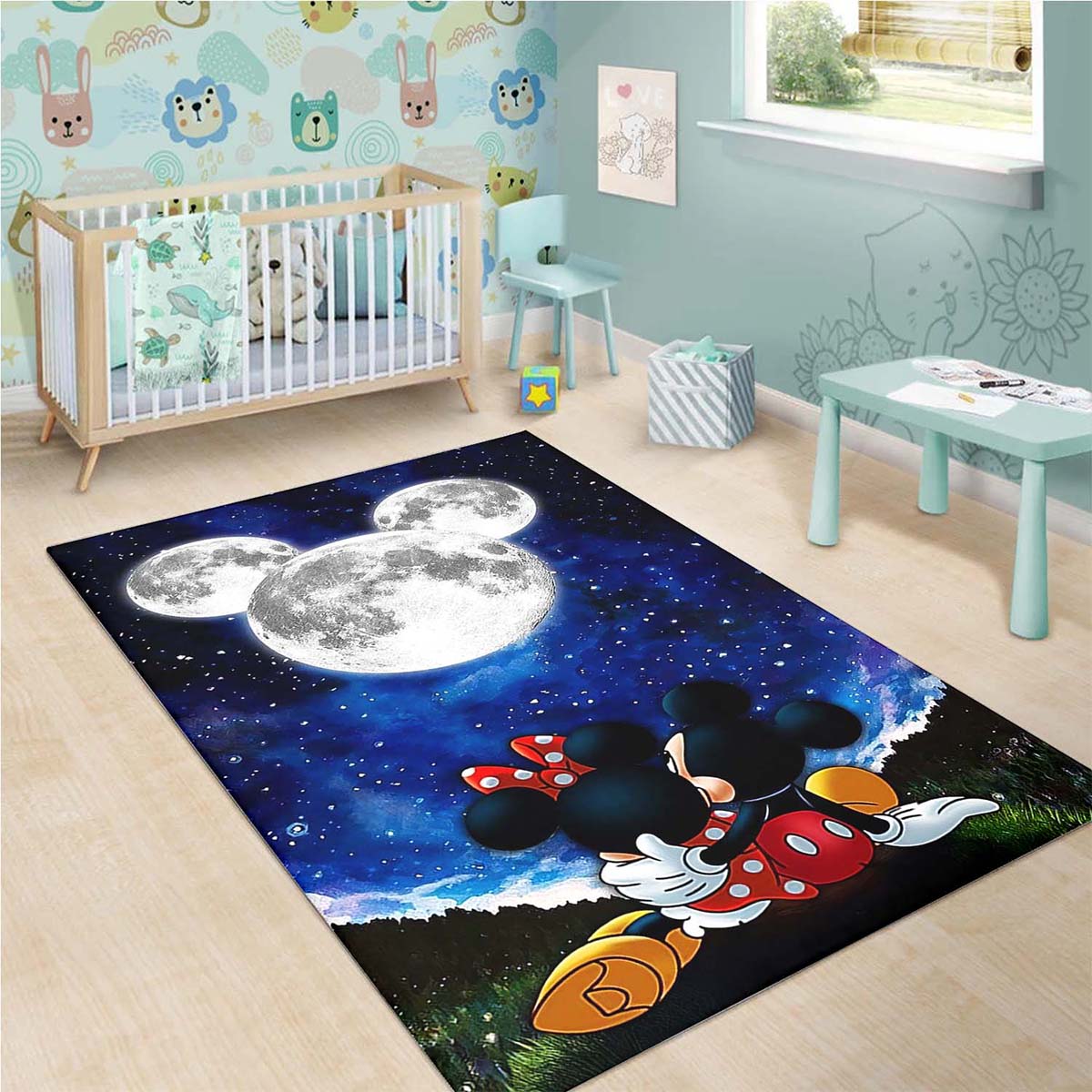 Mickey Mouse Wohnzimmer Dekor M30103 Teppich 3