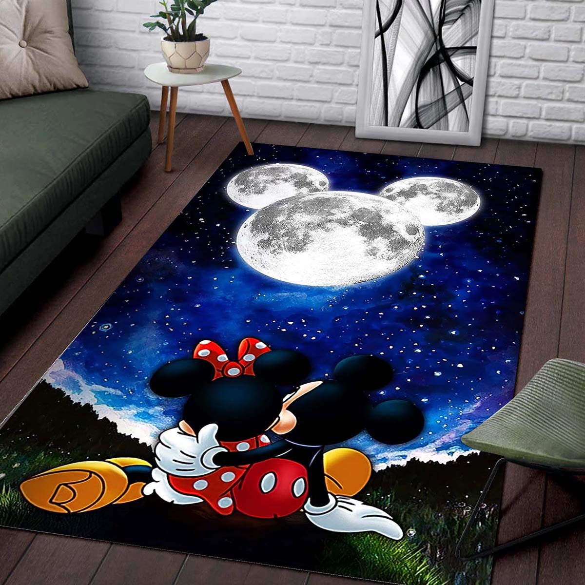 Mickey Mouse Wohnzimmer Dekor M30103 Teppich 2