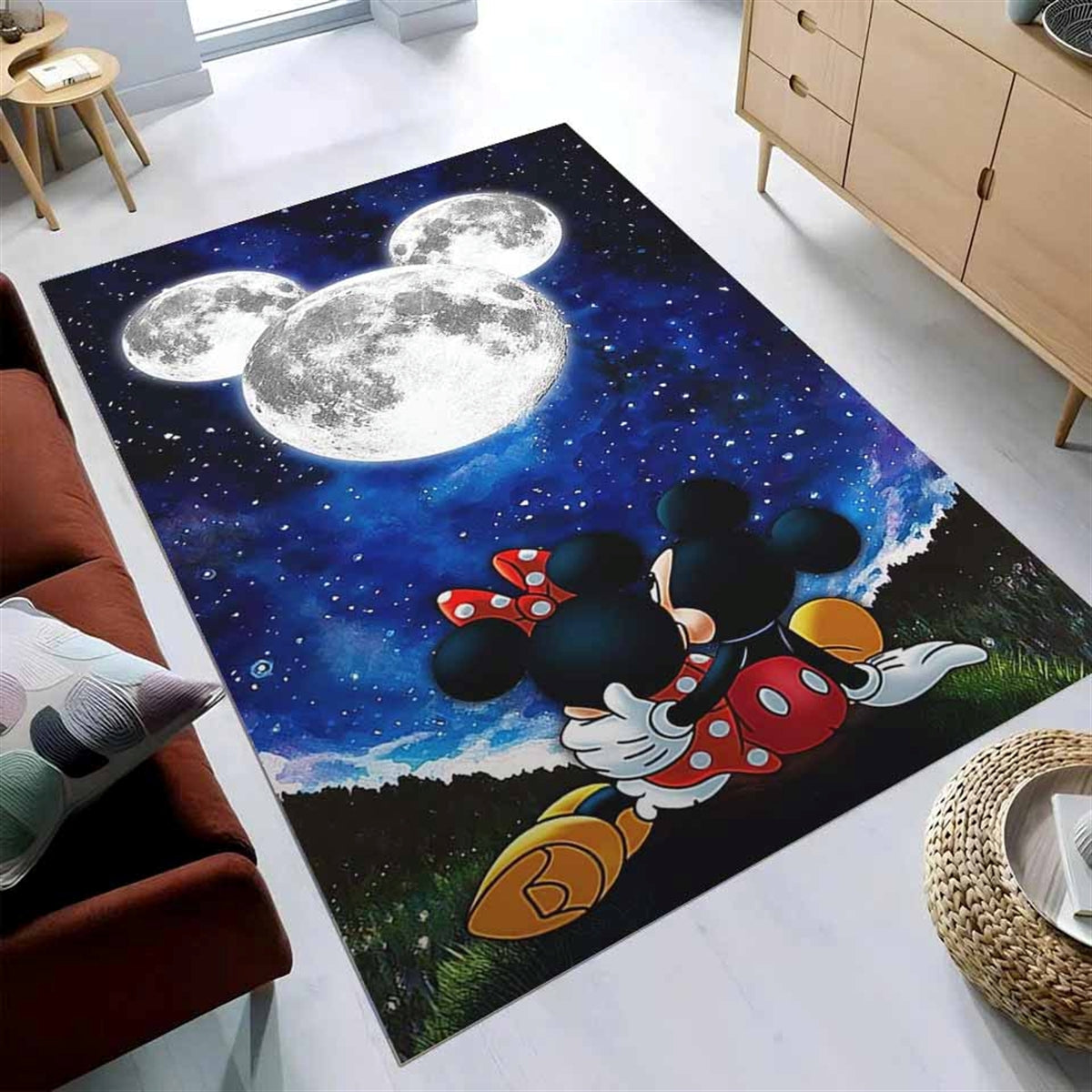 Mickey Mouse Wohnzimmer Dekor M30103 Teppich