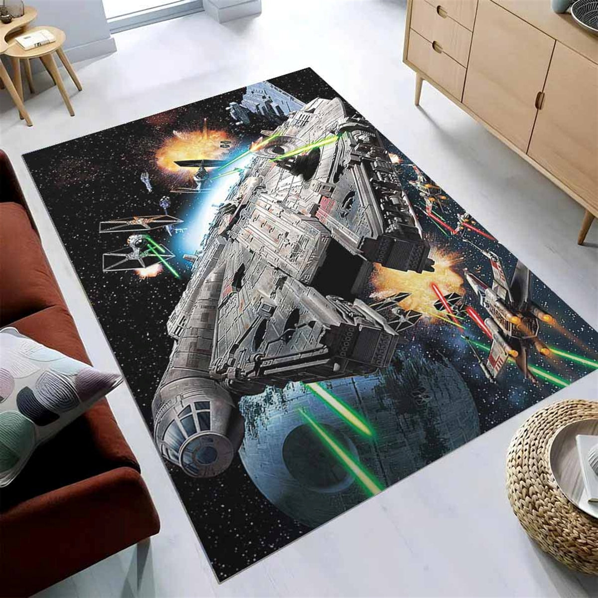 Millennium Falke Star Wars Teppich