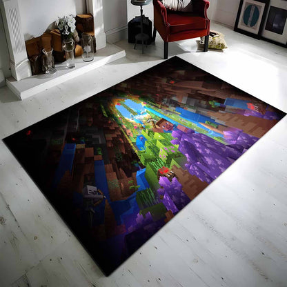 Minecraft Abenteuer Teppich