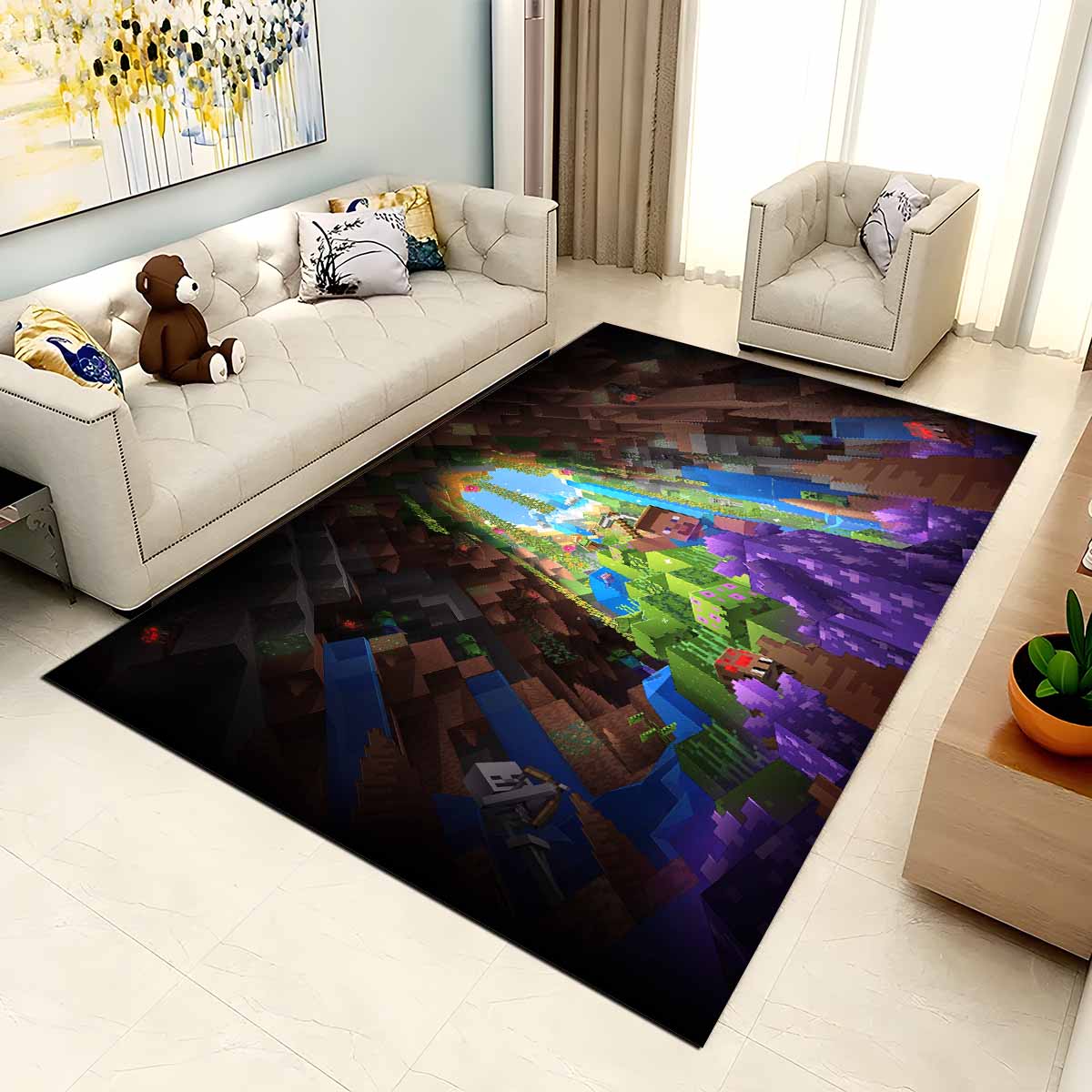 Minecraft Abenteuer Teppich 2