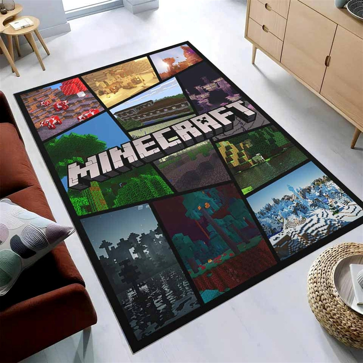 Minecraft All Characters 1017 Teppich