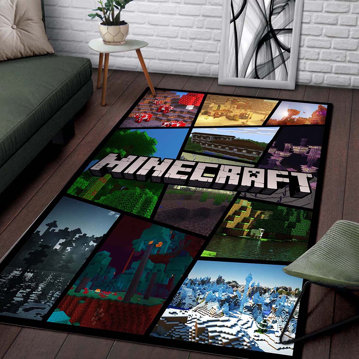 Minecraft All Characters 1017 Teppich 2