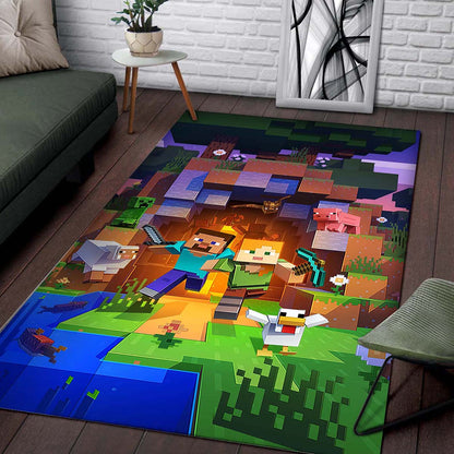 Minecraft Alle Charaktere 04 Teppich 2
