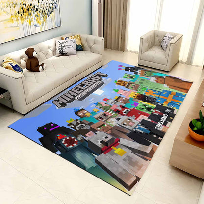 Minecraft Alle Charaktere Freunde Im Spiel 2 Teppich 2