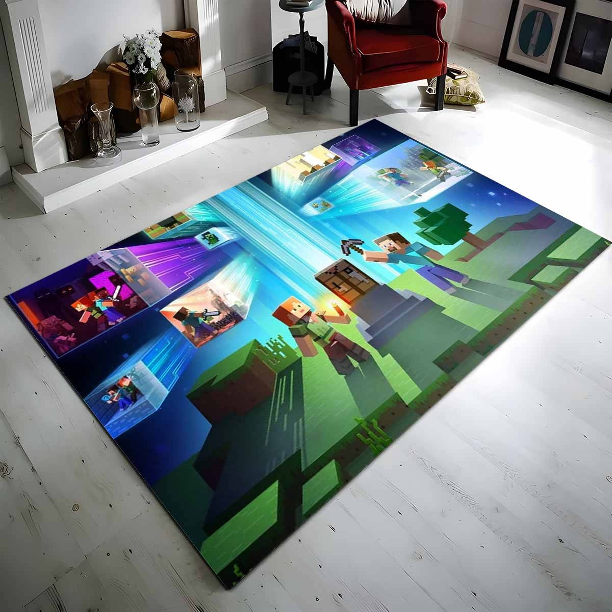 Minecraft Alle Steve Und Alex Teppich
