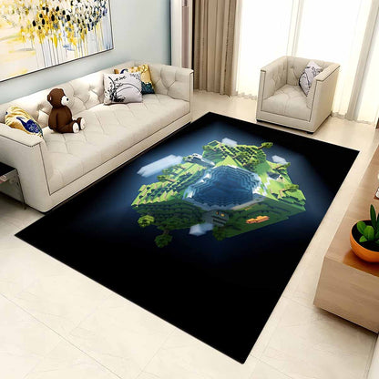 Minecraft Berg-biom Planet Minecraft Teppich 2