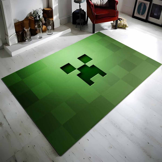 Minecraft Creeper Gesicht Teppich